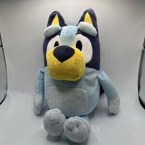 Bluey Plush Talking Stuffed Animal Toy 12" Says 3 Phrases & Plays Theme Song